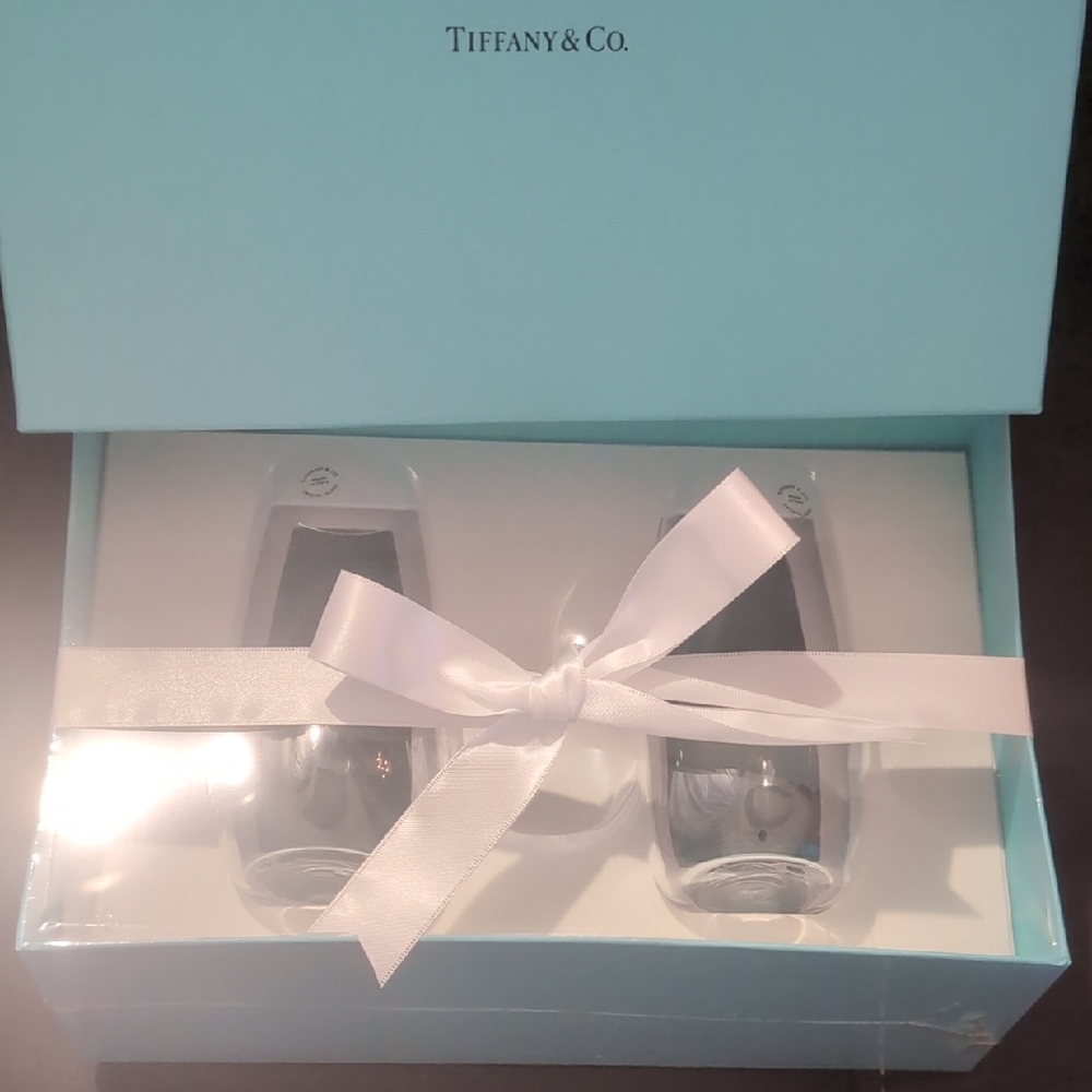 Tiffany & Co. Blue Box Crystal Flutes